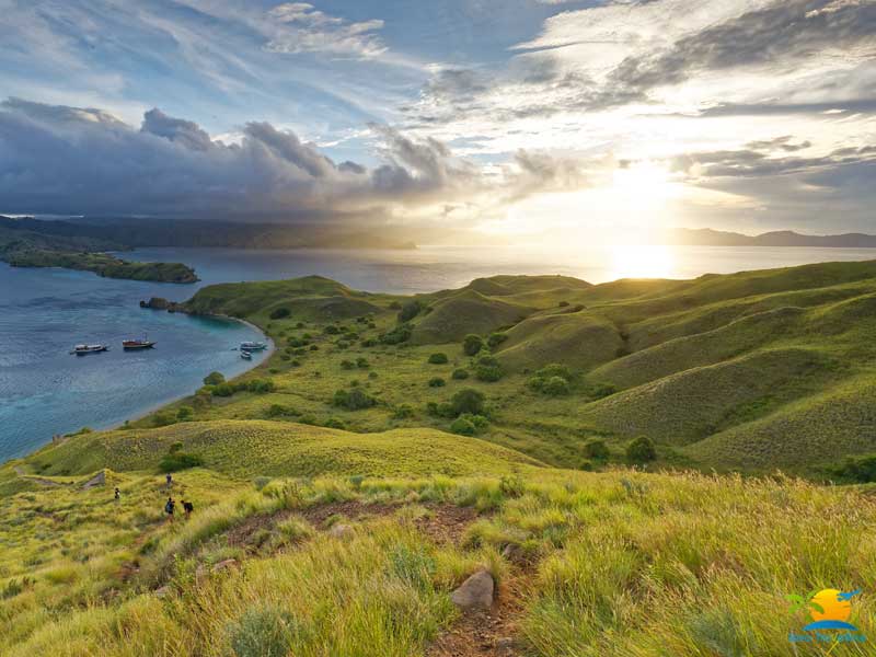 Komodo Island Honeymoon: Gili Lawa  green landscapes